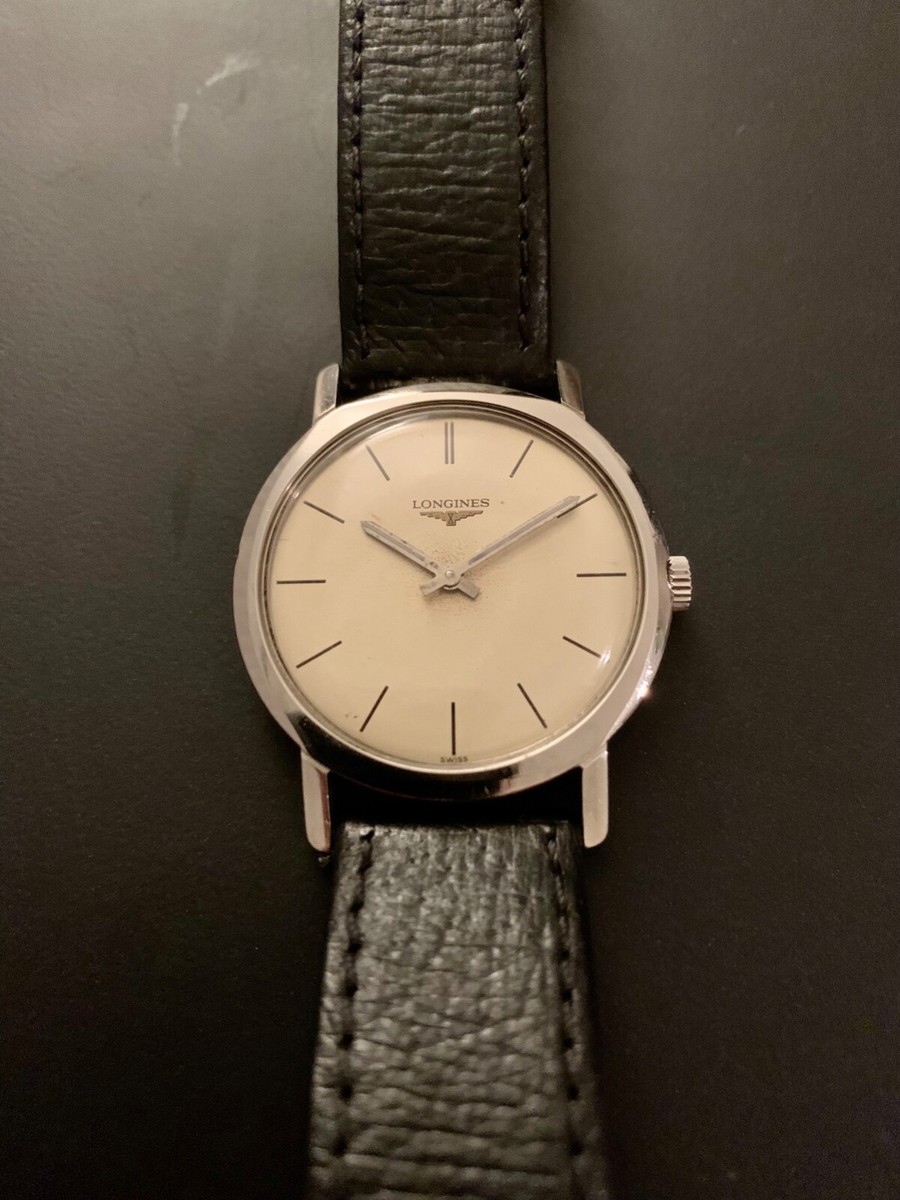 Vintage Longines Men Watch, 1970s, Manual Wind, Cal. 438, 17-jewel