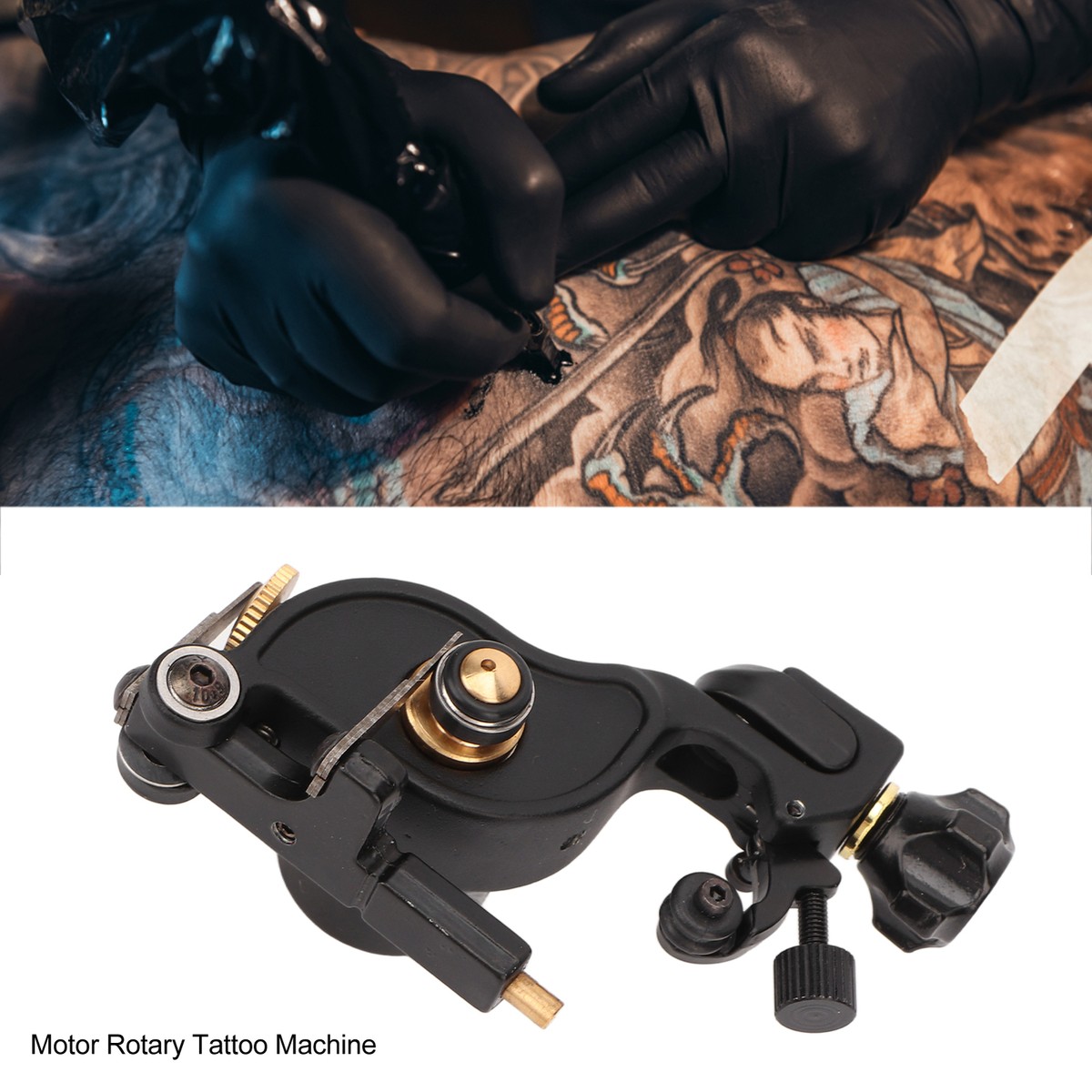 Tattoo Motor Gun Black Interface Rotating Tattoo Motor Gun With
