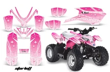ATV Graphics Decals Stickers For Polaris Outlaw/Predator 50 ALL YEARS STRLTT PNK