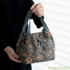 Small Floral Linen Tea Cozies Teapot Storage Bag Teaware Hoppocket Big Handbag