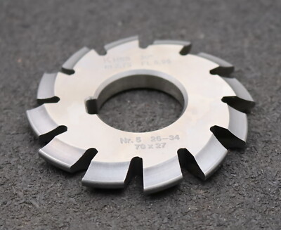 DOLD Zahnformfräser m= 2,75mm No. 5 für Z= 26-34 EGW 20° gear profile cutter