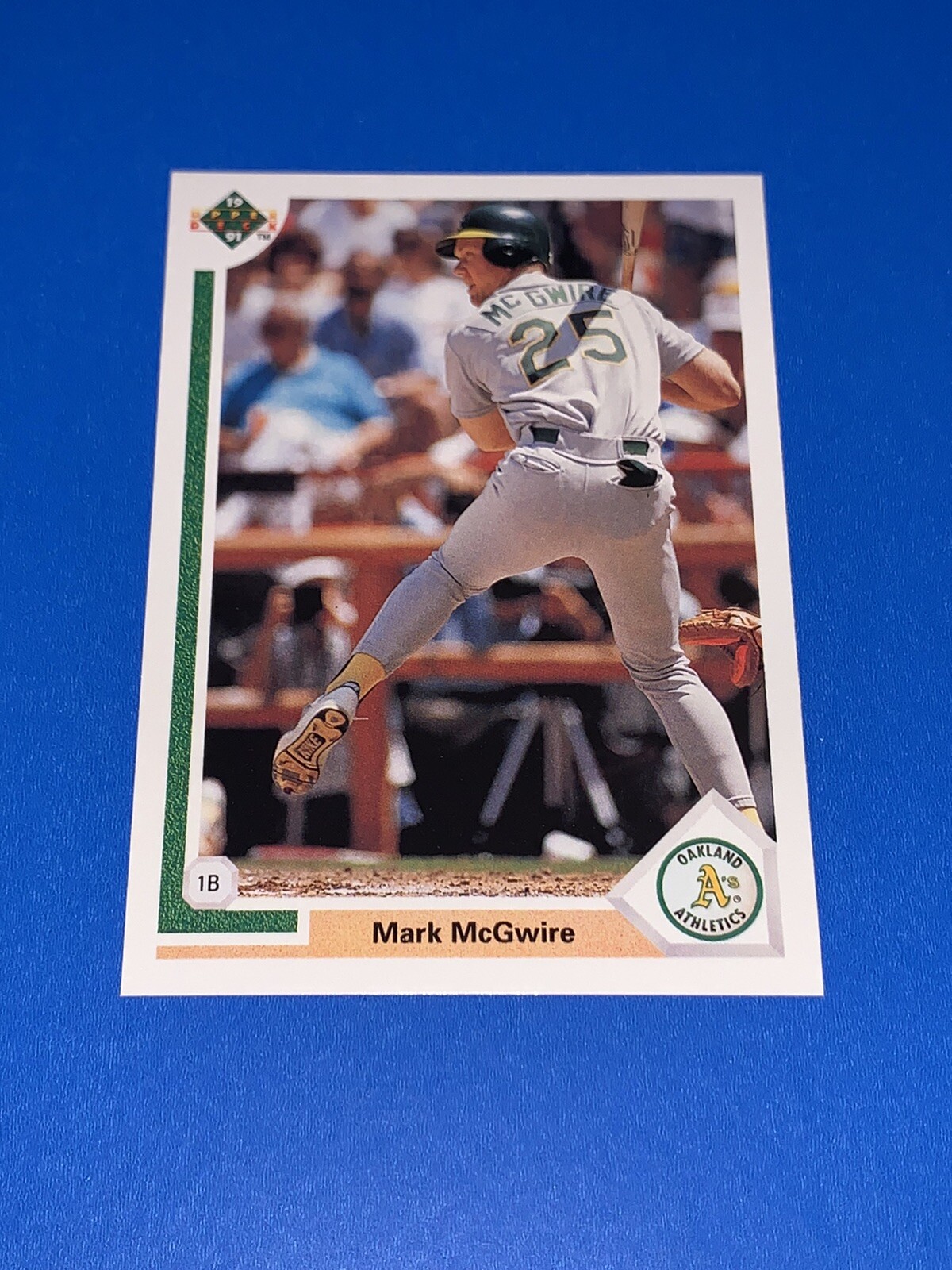 1991 Upper Deck Mark Mcgwire Baseball Card #174 Oakland Athletics Set Break MINT