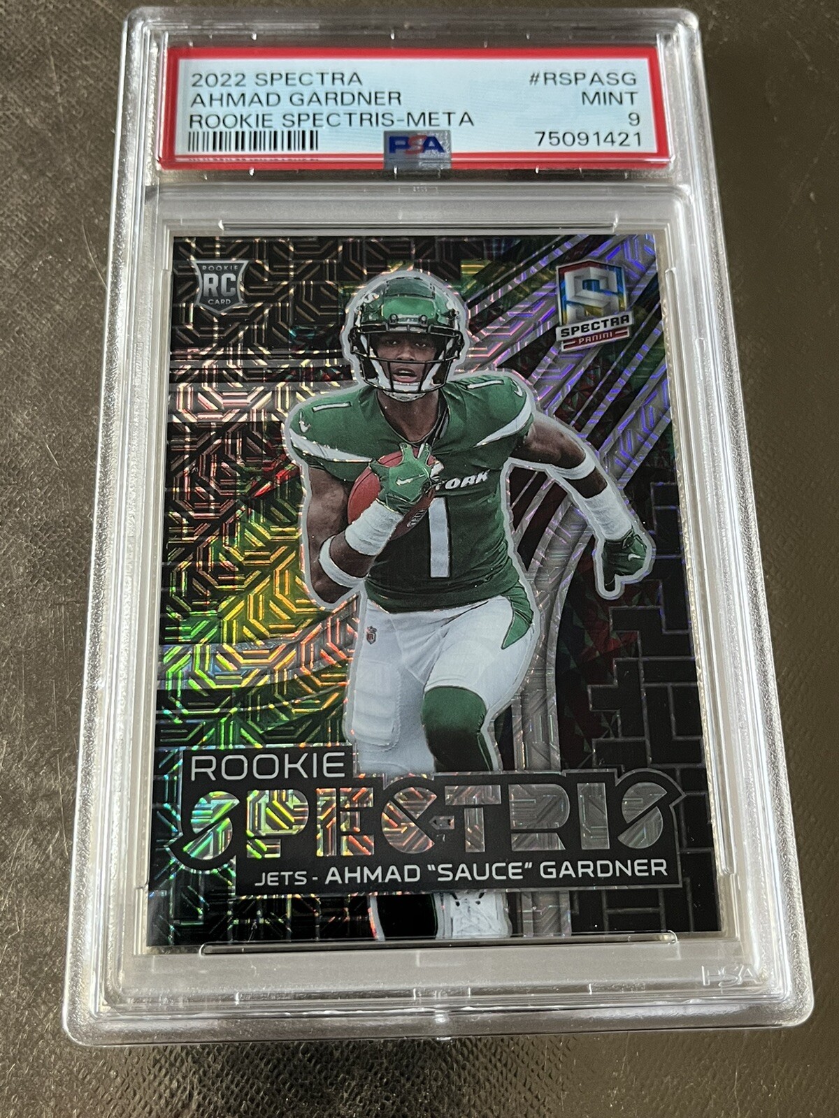 Sauce Gardner Panini Spectra Rookie Spectris #RSPASG Meta