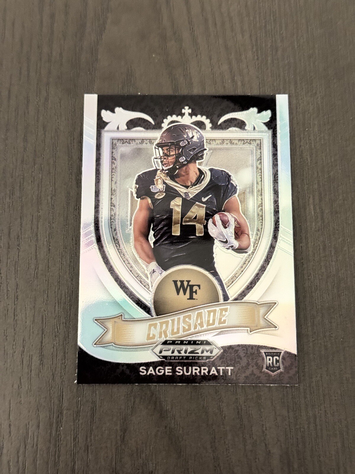 2021 Panini Prizm Draft Picks Crusade Silver Prizms Parallel #177 SAGE SURRATT