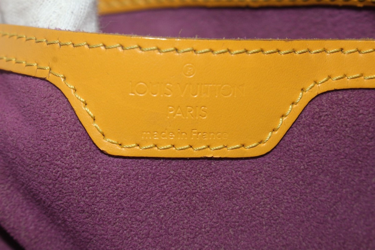 Louis Vuitton Yellow Epi Leather Gobelin Medium Backpack  display picture 2