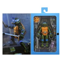 "Leonardo Vhs Cartoon Tmnt Teenage Mutant Ninja Turtles 7\" 18Cm Figur Neca"