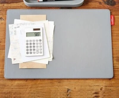 UNIVERSAL EXPERT Office Home Desk Pad Writing Mat 100% Genuine Leather 42 x 28cm Keyboard Mouse