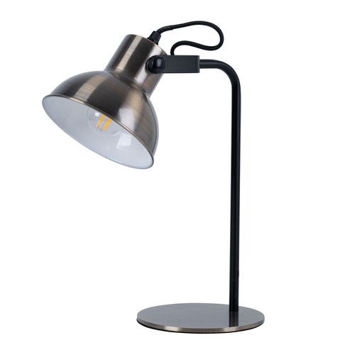 Tischleuchte Lampe Nachttischleuchte Retro Leseleuchte verstellbar messing antik - Bild 9 von 9