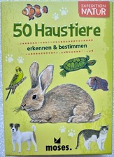 50 Housepet Expedition Nature Moses Educational Game Quizfragen Card FSC 9792