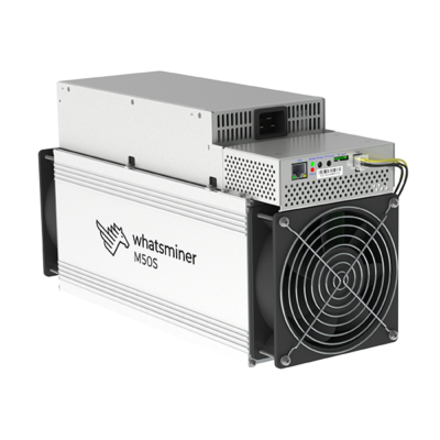New Whatsminer M50S 122Th/s 26W/TH BTC ASIC Bitcoin Miner With