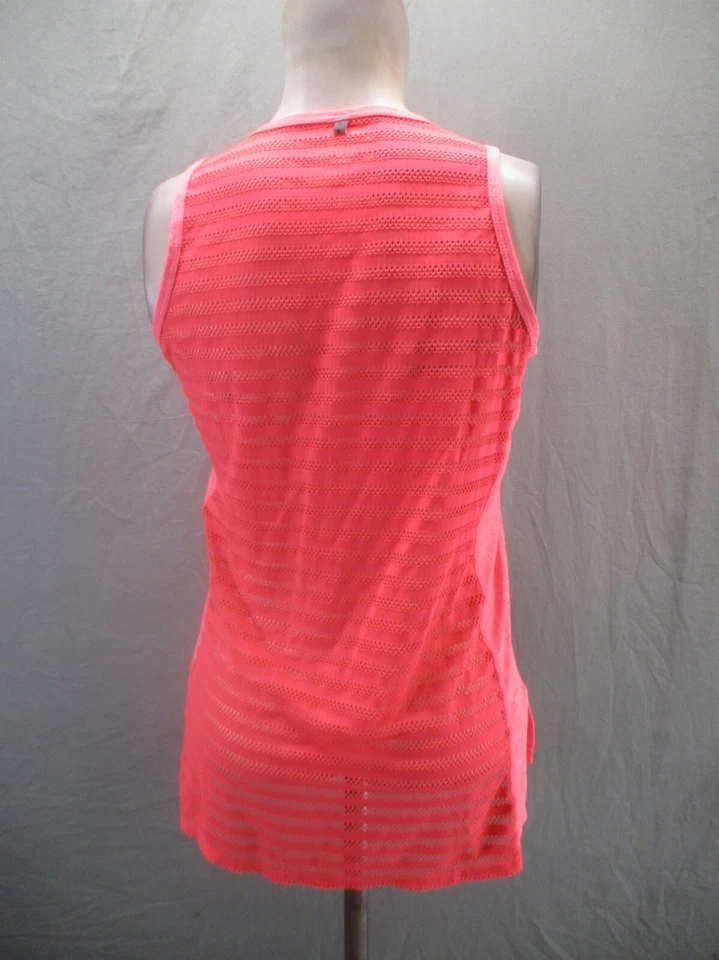 MARIKA Size S Womens Coral Mesh Scoop Neck Athletic Racer Back Slim Tank Top 996 - Image 4 of 4