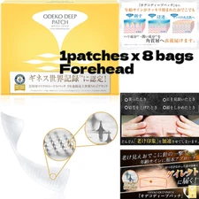 Forehead Anti-Wrinkle Hyaluronic Acid Microneedle Patches (8 patches) x1or2  A
