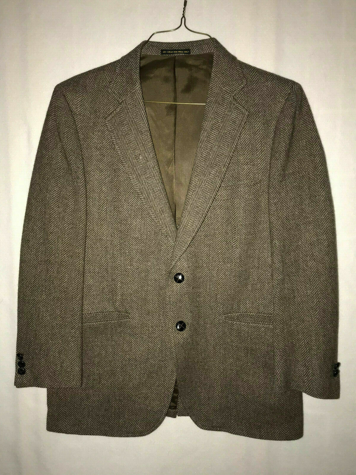 FILA VINTAGE ADAMS ROW LANA TWEED BLAZER GIACCA CAPPOTTO SPORTIVO TAGLIA 42