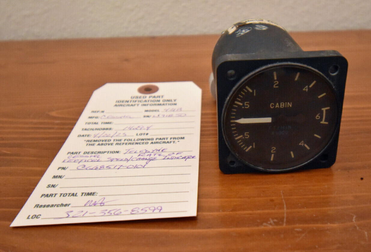 c668517-0101-cessna-vertical-speed-rate-of-change-indicator-ebay
