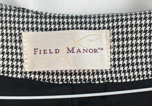 NWT Field Manor women's size 14 Blac/White pencil dress sleeveless modern - Picture 4 of 7