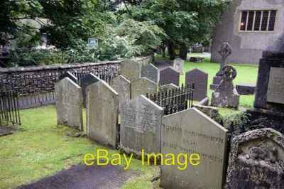 Photo 6x4 St Oswald, Grasmere, Cumbria - Gravestones Grasmere/NY3307 2 c2008