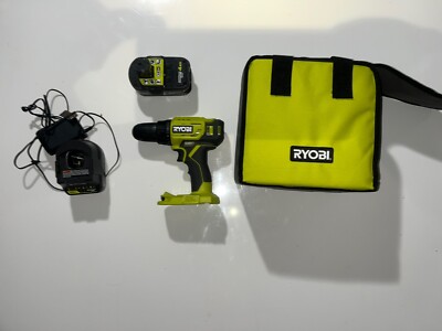 Ryobi P215 18V 2-Speed 1/2 Inch Drill/Driver With Case AH