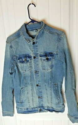 Pull&Bear S Denim Button-Up Coat
