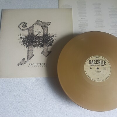 Architects   Daybreaker Golden Brown vinyl backbite records 2018