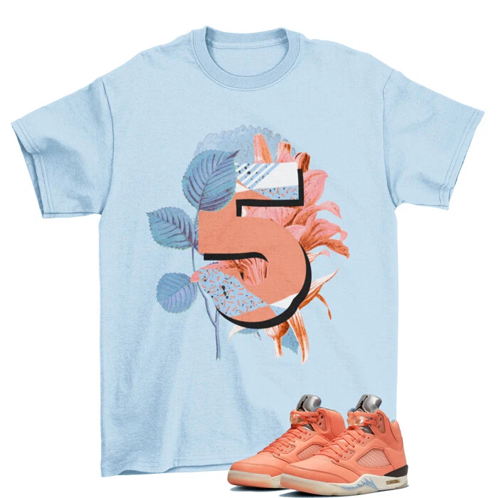 Floral Five Sneaker Shirt to Match Jordan 5 Retro Crimson Bliss DV4982-641
Opens in a new window or
