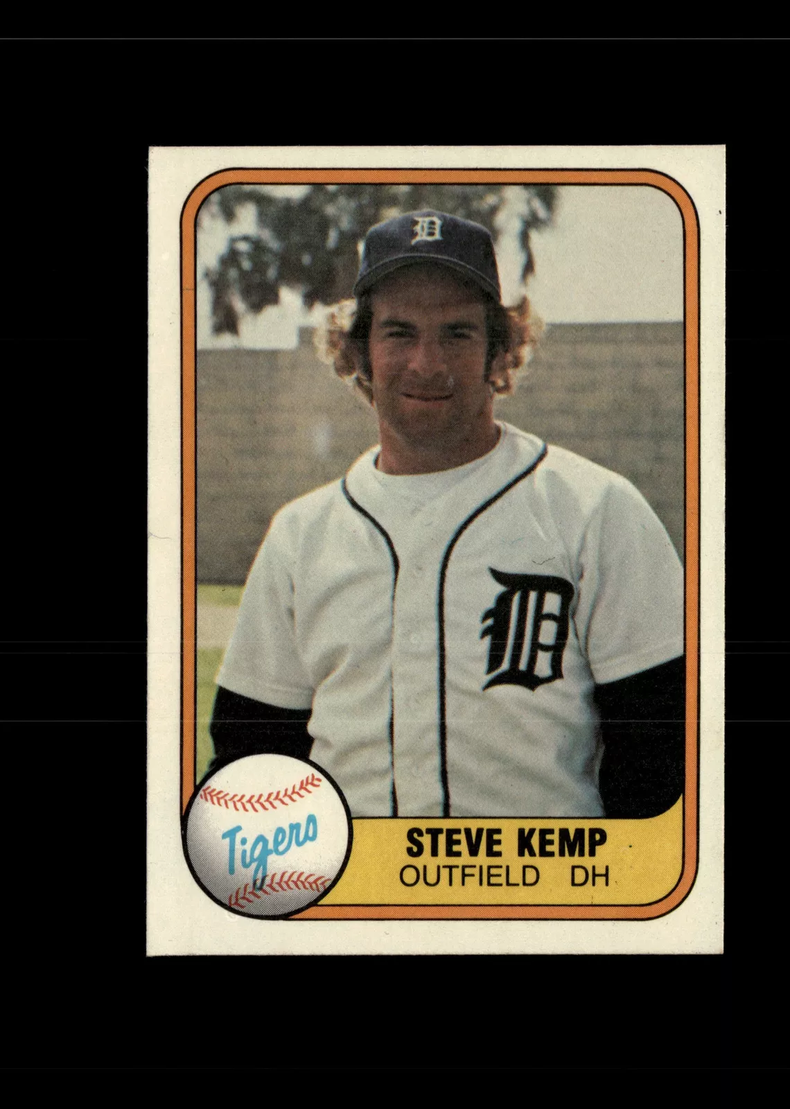 Steve Kemp trading card