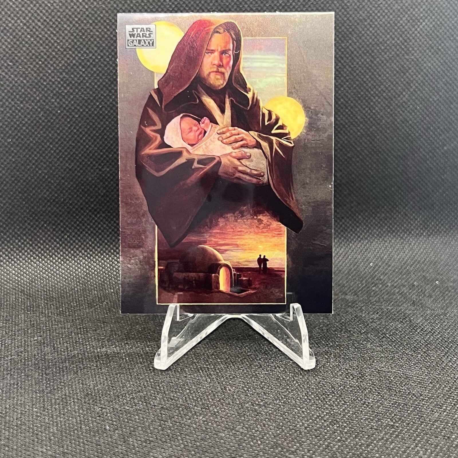 2024 Topps Chrome Star Wars Galaxy I Will Watch Over Him Birth of Skywalker Base Card
