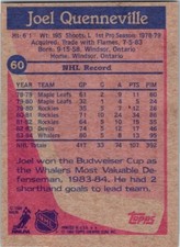 1984-85 Topps #60 Joel Quenneville Hartford Whalers Free Shipping!