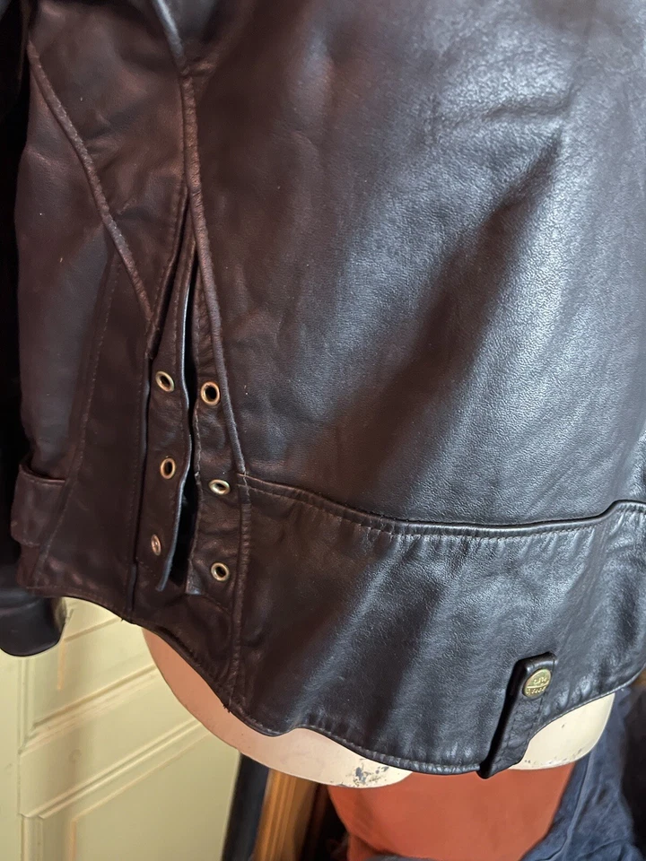 Blouson homme Perfecto cuir Giorgio Paris Taille 3 - Photo 4/4