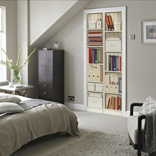 Arte de pared 3D paisaje Eiffel creativo puerta pegatina calcomanía autoadhesiva envoltura mural - Imagen 45 de 54