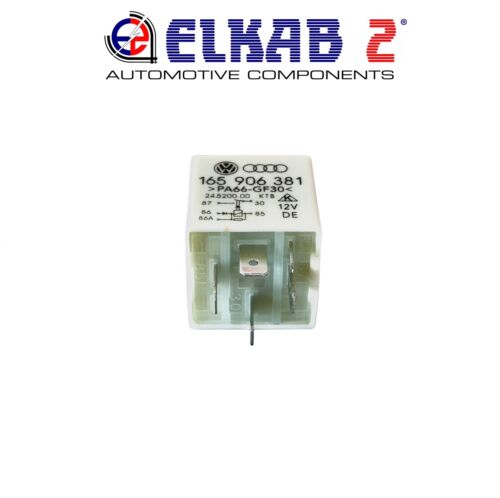 Relais 12V 30 Steuergerät Kraftstoffpumpe, VW Audi Seat Skoda 165906381 ORIGINAL - Bild 3 von 5