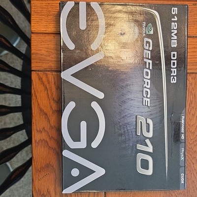 EVGA NVIDIA GeForce 210 512MB DDR3 PCI Express 2.0 DVI HDMI VGA Graphics Card