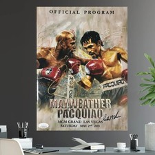 Floyd Money Mayweather Vs. Manny Pacquiao Light Welterweight World Poster