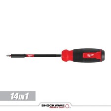 Milwaukee 14-in-1 Multi-Bit Screwdriver with SHOCKWAVE Impact Duty Bits