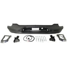 For GMC Yukon/XL 1500 Step Bumper 2000-2006 Powdercoated Black Steel