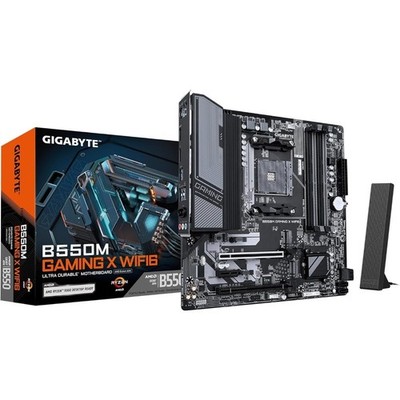 AM4 mATX Motherboard, Supports 5000 4000 3000 Series, DDR4, PCIe 4.0,
