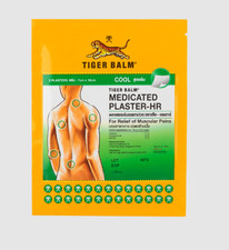 Tiger Balm Medicated Plaster Cool Pain Relief Patch Muscle Joint Back -Pack of 5