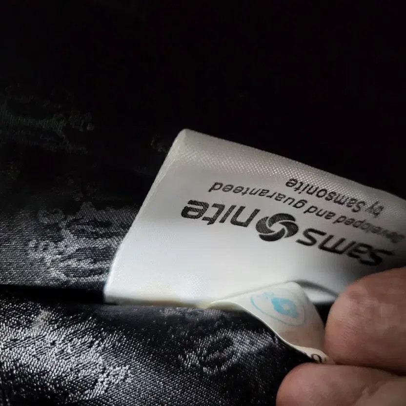 Samsonite Genuine Leather Backpack - Crocodile Pa… - image 9