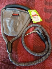 KONG Comfort Reflective Gray Storage Pocket Rope Leash 4 Ft.