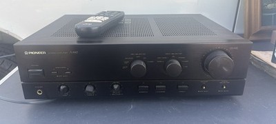 Pioneer A-445 Stereo Audioverstärker, 2 Kanäle, 5 Eingänge, schwarz