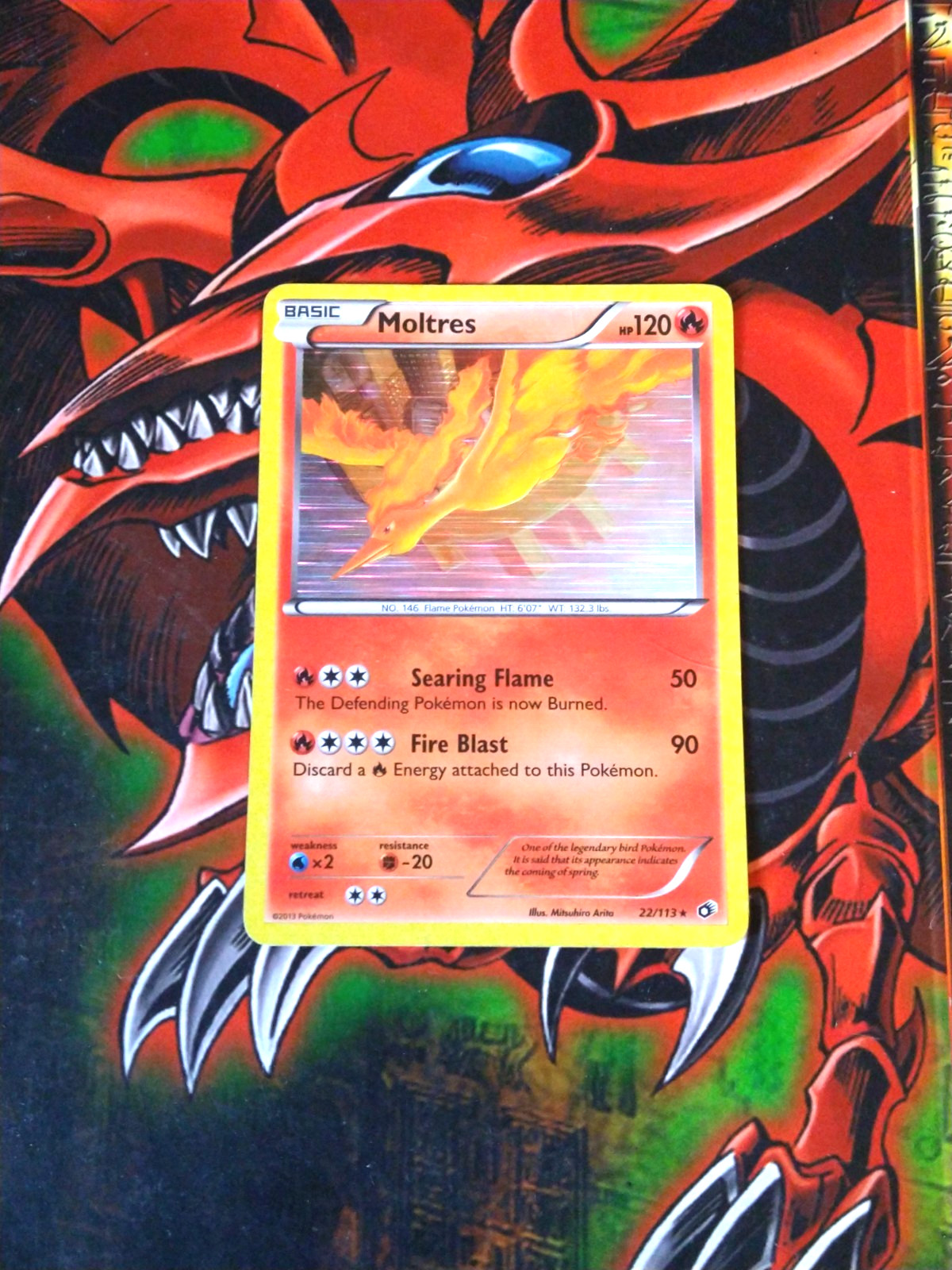 Moltres - 22/113 - Legendary Treasures Holo Rare - Pokemon TCG HP