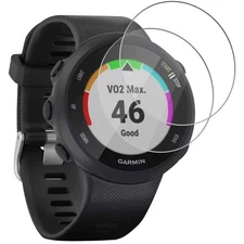 Deco Essentials Tempered Glass Screen Protector x2 for Garmin Forerunner 45