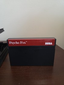 Vtg Sega Master System Psycho Fox w/ Box & Manual CIB Hangtab Great Condition 