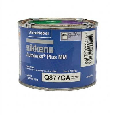 AkzoNobel Sikkens 388986 Autobase Plus Q877GA SEC Green Purple Toner 500mL