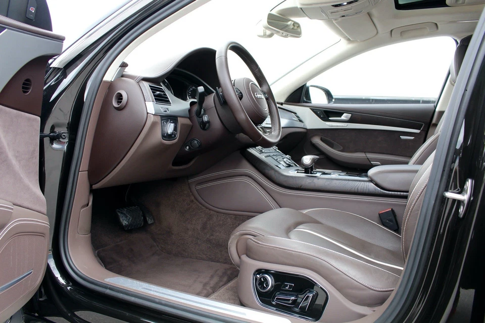 Audi A8 Quattro 3.0 TDI 4H DESIGN SELECTION Balaubraun Vollleder - Bild 3 von 4