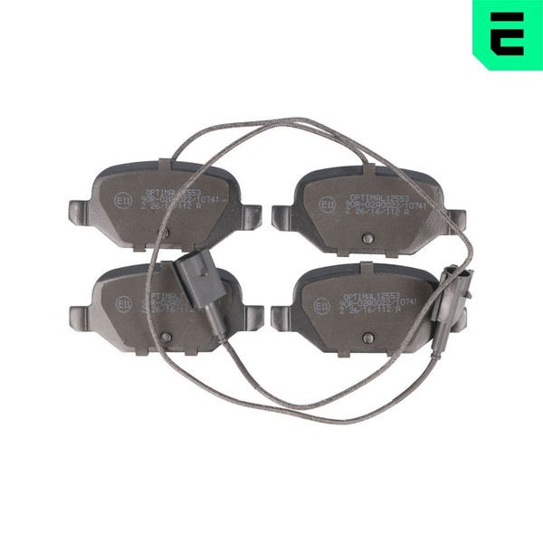 Bremsbelagsatz Scheibenbremse Optimal BP-12553 FüR Fiat Abarth 500 595 312AXM1B-image
