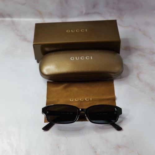 GUCCI Vintage Square Frame Sunglasses GG-9061NJ with Case from Japan F/S - Picture 6 of 13