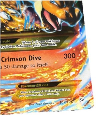 M Charizard EX (Y)(X) (Secret) - XY - Flashfire - Pokemon Card