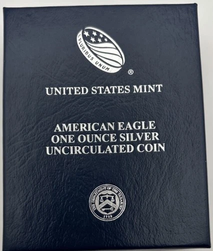2019 W American Eagle One Ounce Silver Uncirculated Coin w/ COA & OGP