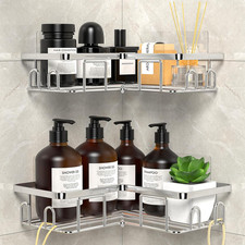 Mensola Doccia Angolare, Porta Sapone per Doccia Acciaio Inox, Porta Bagnoschium