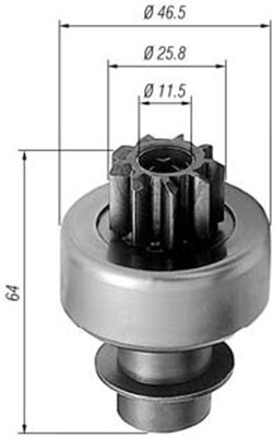 MAGNETI MARELLI 940113020242 Ritzel, Starter